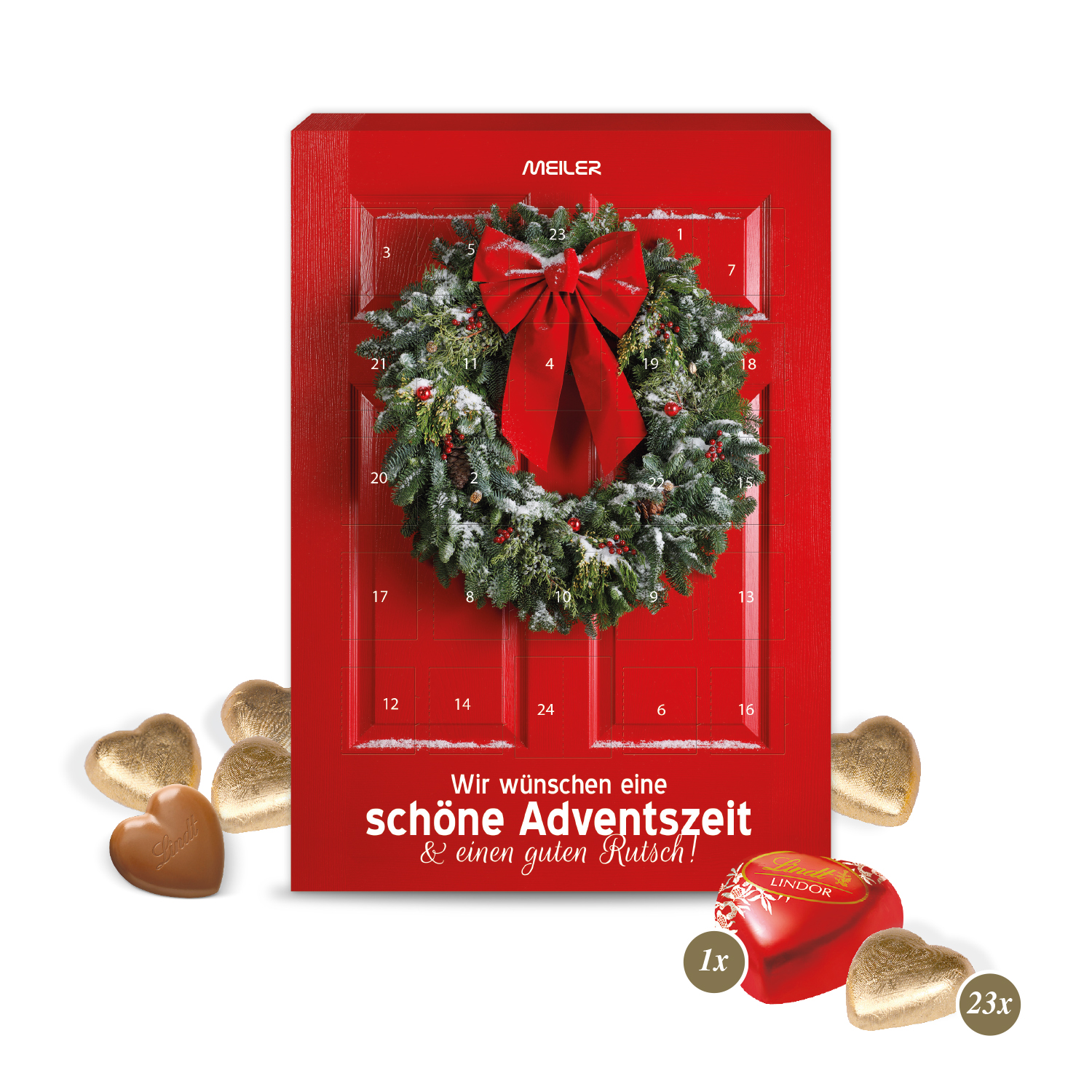 Adventskalender Lindt "Schokoladen-Herzen"