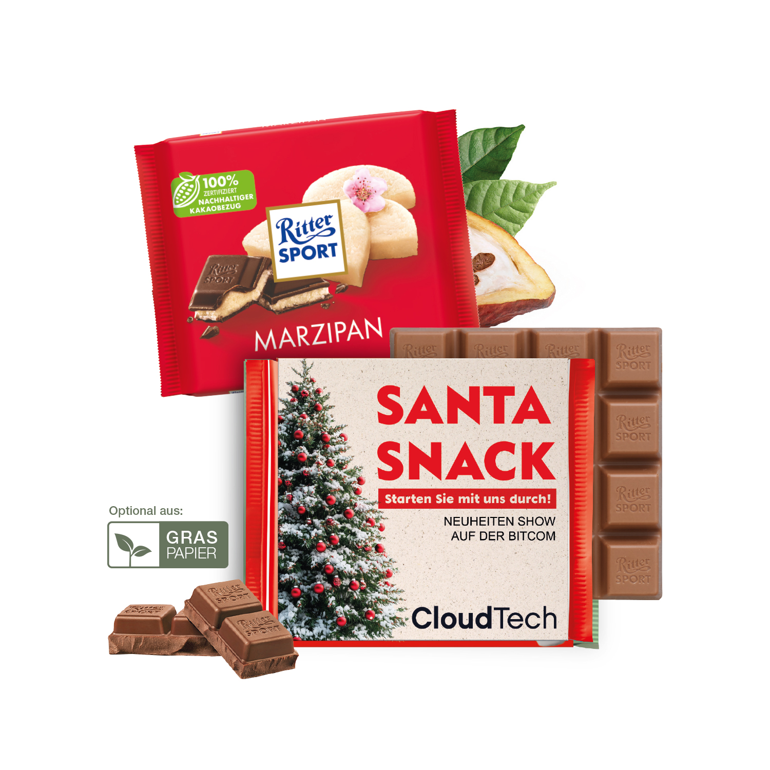 Ritter SPORT mit Werbebanderole
