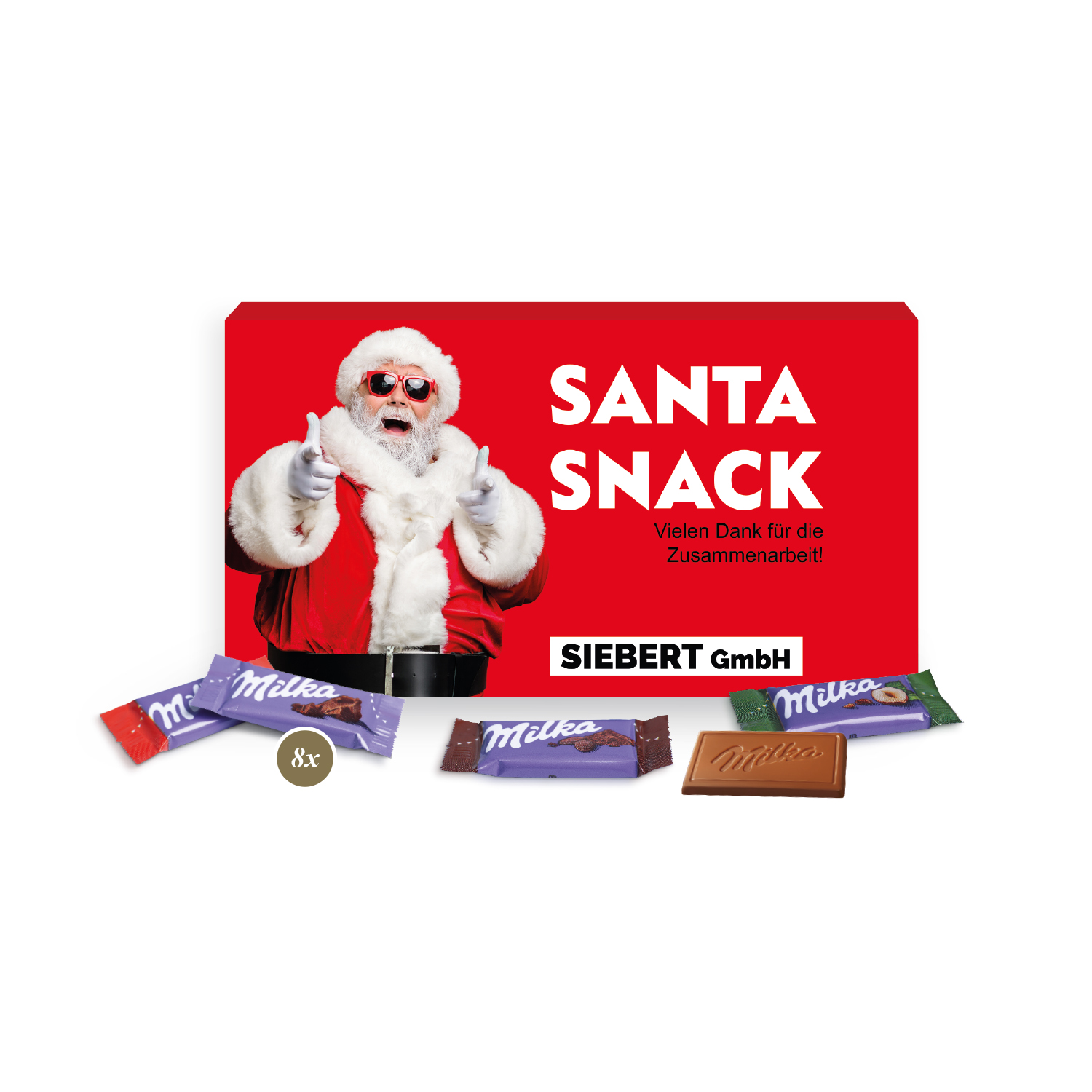 Milka Schokotäfelchen in Präsentbox