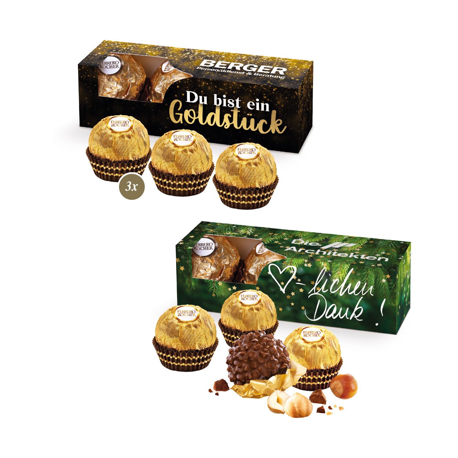 Ferrero Rocher, 3 Stück