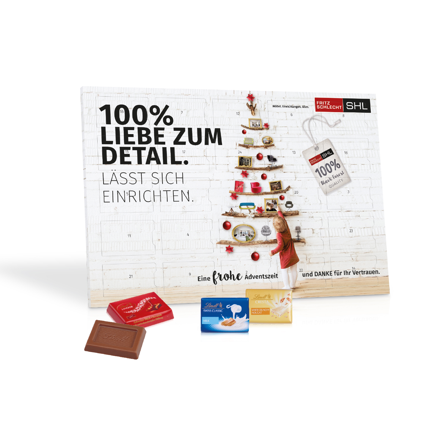 Tisch-Adventskalender "Lindt Exklusiv"