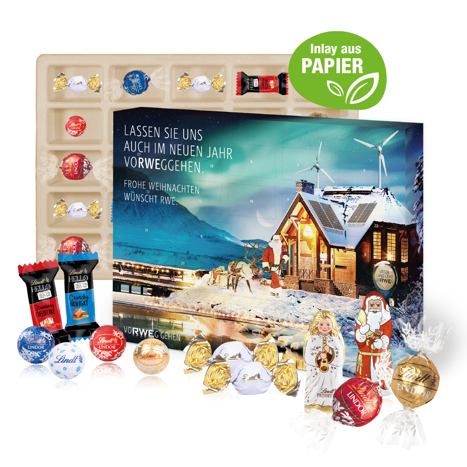 Adventskalender Lindt "Premium Selection", Inlay aus Papier