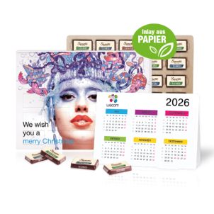 „2 in 1“ Marken-Adventskalender Sarotti mit Jahresplaner