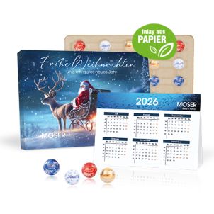 „2 in 1“ Marken-Adventskalender Lindt Lindor Minis mit Jahresplaner