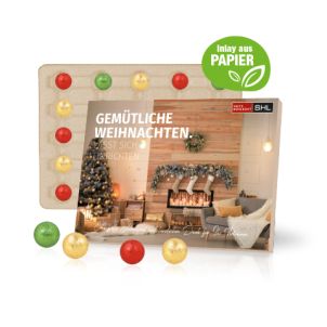 Tisch-Adventskalender mit Fairtrade® Schokolade