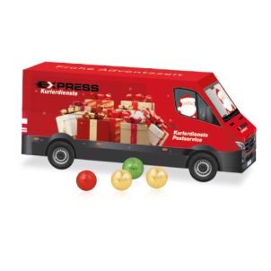 3D Adventskalender "Transporter" mit Fairtrade® Schokolade