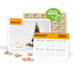 „2 in 1“ Marken-Adventskalender Lindt Schokolade mit Jahresplaner