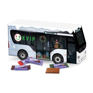 3D Adventskalender "Bus" mit Milka Schokolade