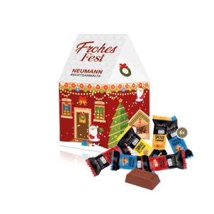3D Präsent "Haus" mit Lindt HELLO