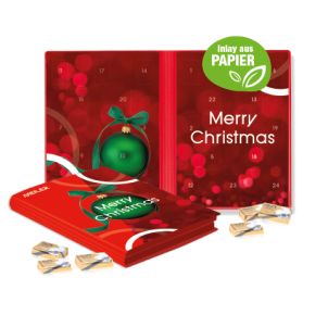 Adventskalender Weihnachtsbuch mit Lindt Schokolade