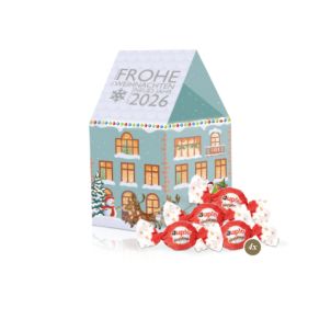 3D Präsent "Haus" mit duplo Knusperlen