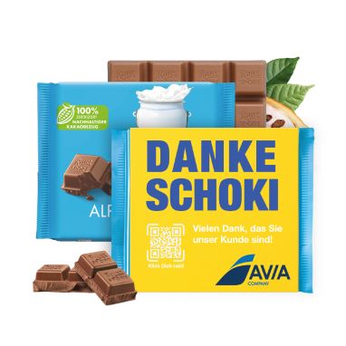 Ritter SPORT mit Werbebanderole