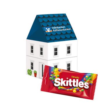 3D Präsent "Haus" mit Skittles®