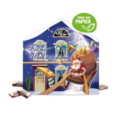 Adventskalender Weihnachtshaus "Exklusiv" mit Sarotti Fairtrade®