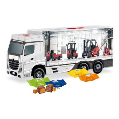 3D Adventskalender "LKW" mit Ritter SPORT Schokowürfel