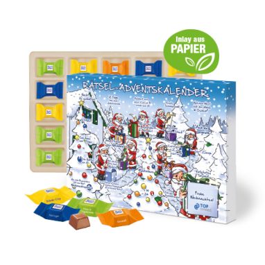 Adventskalender mit Ritter SPORT Schokowürfel