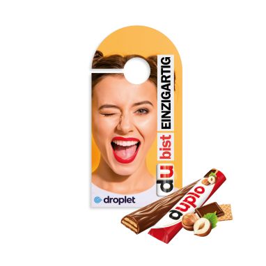 duplo Werbekarte "Türanhänger"