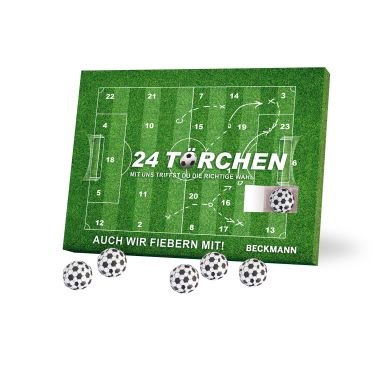 Tisch-Kalender mit Fairtrade&reg; Schokolade