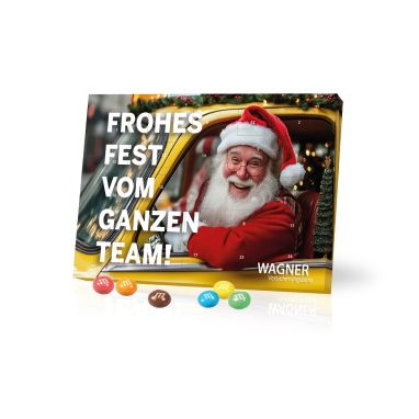 Tisch-Adventskalender mit M&M® Knusperkugeln