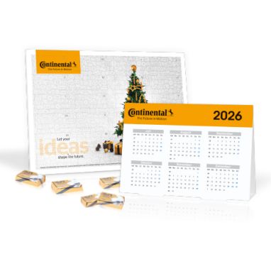 „2 in 1“ Marken-Adventskalender Lindt Schokolade mit Jahresplaner