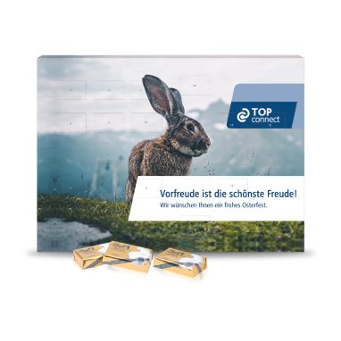 Tisch-Osterkalender mit 20 Türchen