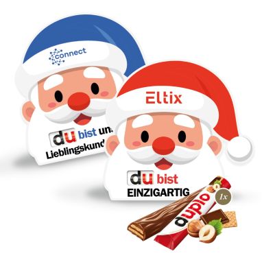Werbekarte "Santa" mit duplo