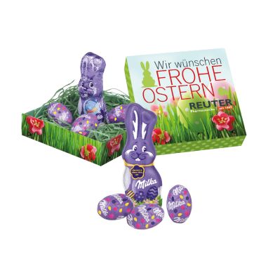 Osternest mit Schokolade von Milka