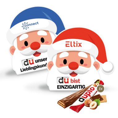 Werbekarte "Santa" mit duplo