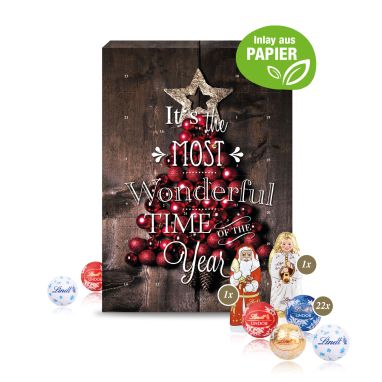 Adventskalender mit Lindt Mix und Gutschein-Option