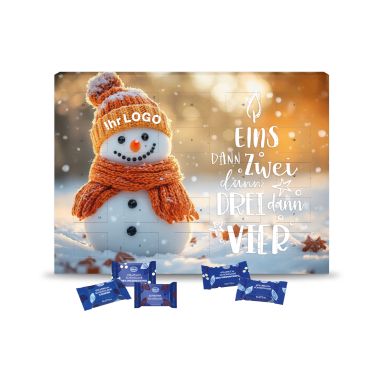 Wand-Adventskalender mit Klett Fairtrade® Schokolade