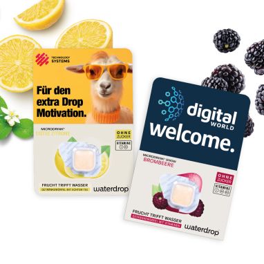 Werbekarte waterdrop®