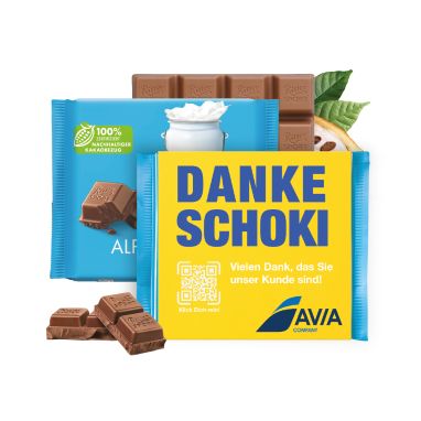 Ritter SPORT mit Werbebanderole