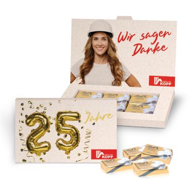 Pr&auml;sentbox "Business" mit Lindt Schokot&auml;felchen