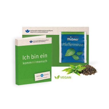 Werbe-Klappkarte mit Premium-Tee