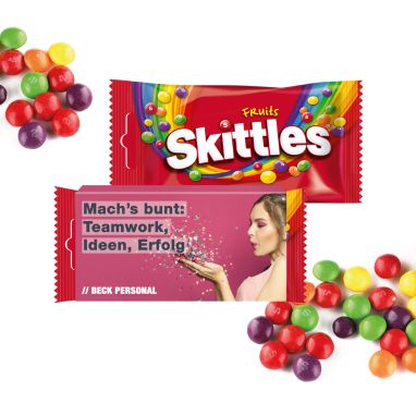 Skittles&reg; im Werbeschuber