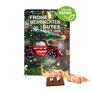 Adventskalender mit TOBLERONE Milch