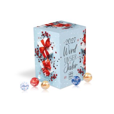 Adventskalender Cube "XL" mit Lindt Schokolade