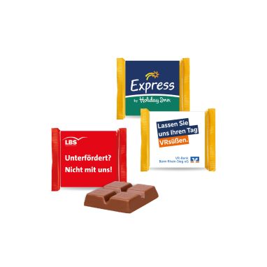 Ritter SPORT "Mini" mit Werbebanderole