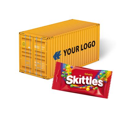 3D Pr&auml;sent "Container" mit Skittles&reg;