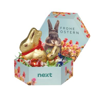 Gro&szlig;es Premium-Osternest mit Schokolade von Lindt