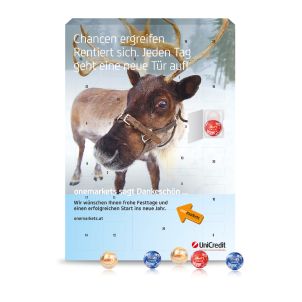 Wand-Adventskalender Lindt „Gourmet Edition“ Organic, Klimaneutral, FSC®
