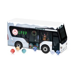 3D Adventskalender Lindt „Bus“, Klimaneutral, FSC®