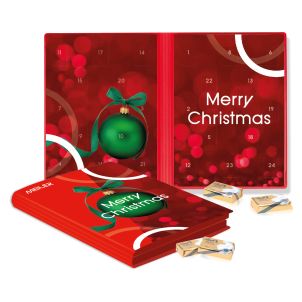 Adventskalender Weihnachtsbuch „Exklusiv“ Organic mit Lindt Schokotäfelchen