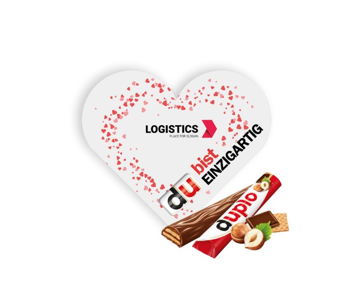 duplo Werbekarte "Herz"