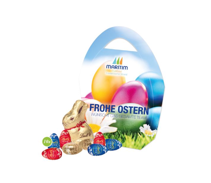 Premium Osterei mit Schokoladenmischung von Lindt