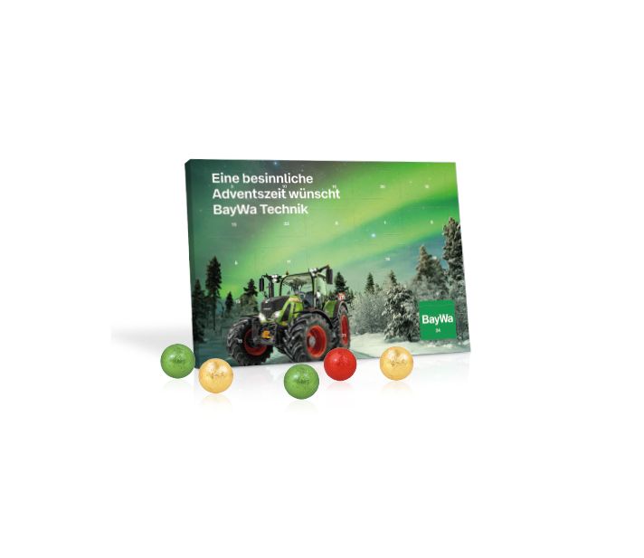 Tisch-Adventskalender mit Fairtrade® Schokolade