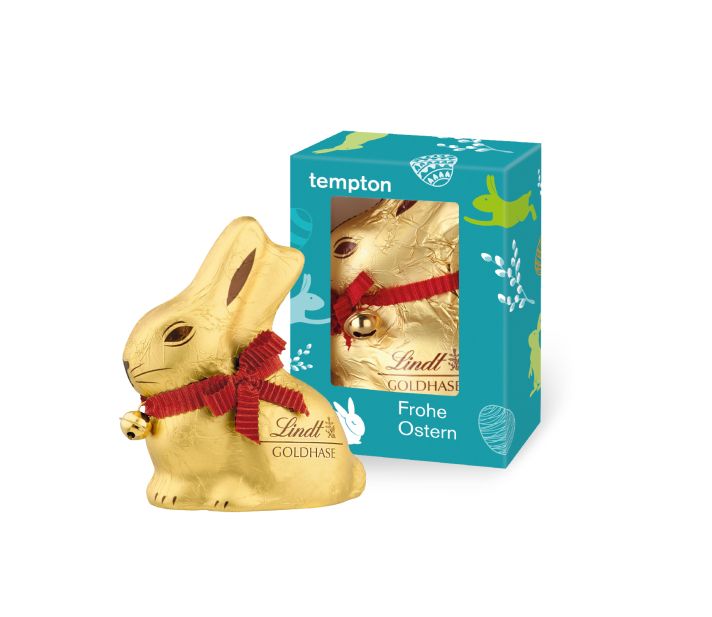 Lindt Goldhase In Werbekartonage