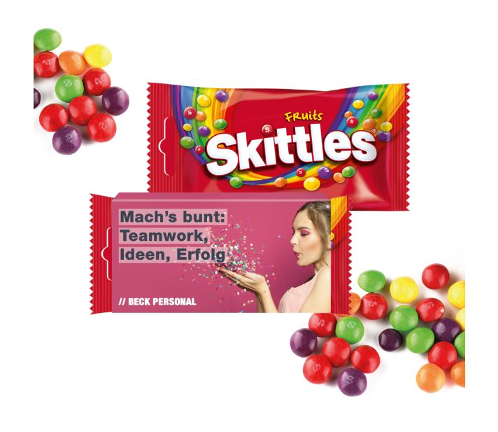 Skittles® im Werbeschuber