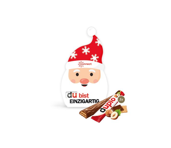 Werbekarte "Santa" mit duplo