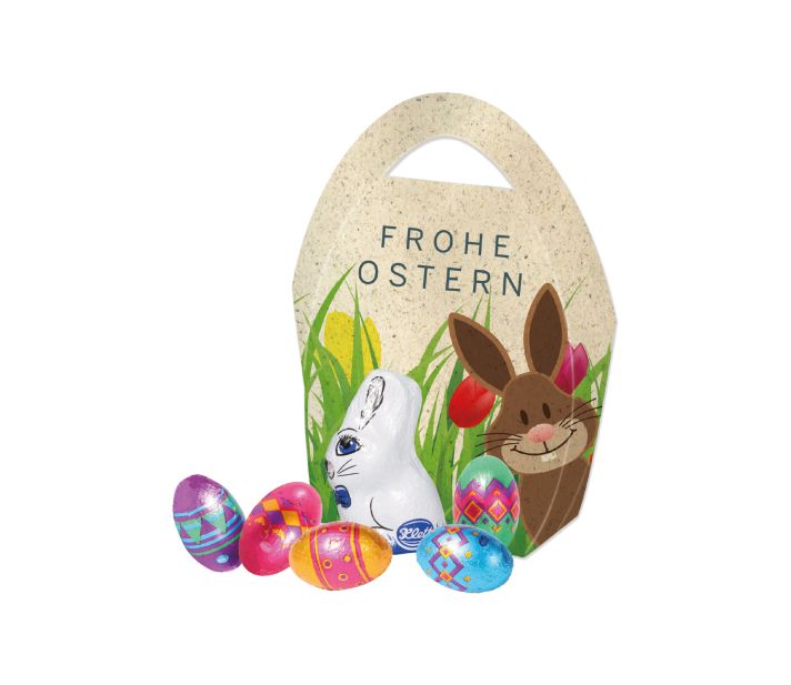 Premium Osterei mit Schokolade von Klett